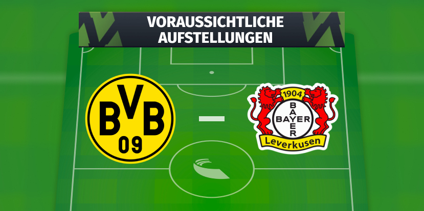 BVB (Borussia Dortmund) – Bayer 04 Leverkusen: Die voraussichtlichen Aufstellungen